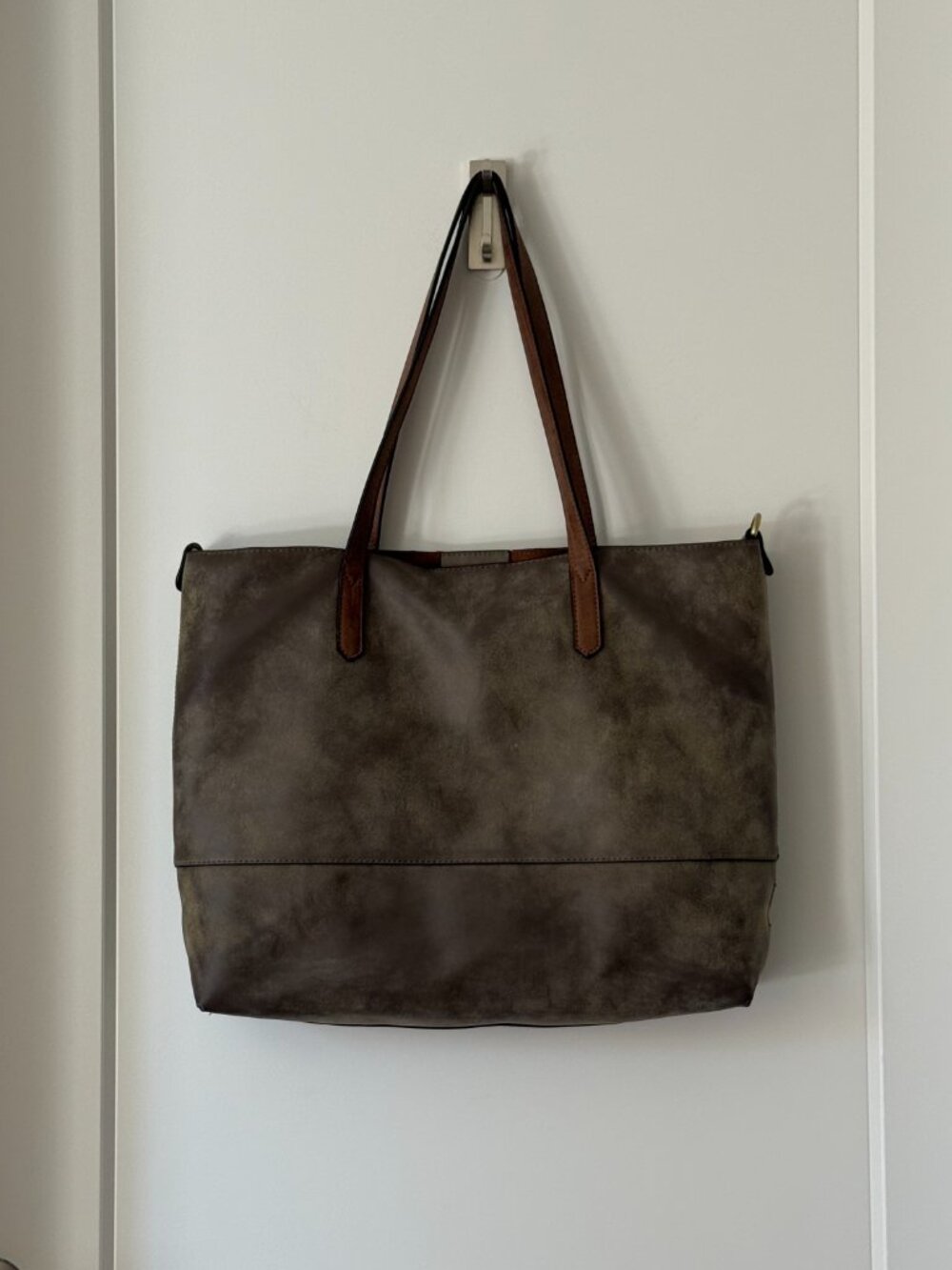 Joy Susan Vegan Leather 3 in 1 Crossbody Tote Bag
